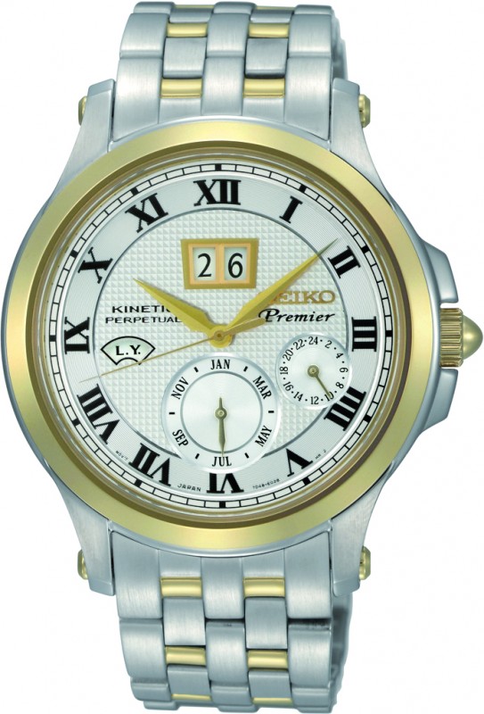Seiko Herrenuhr Seiko Kinetik Perpetual Calendar SNP042P1